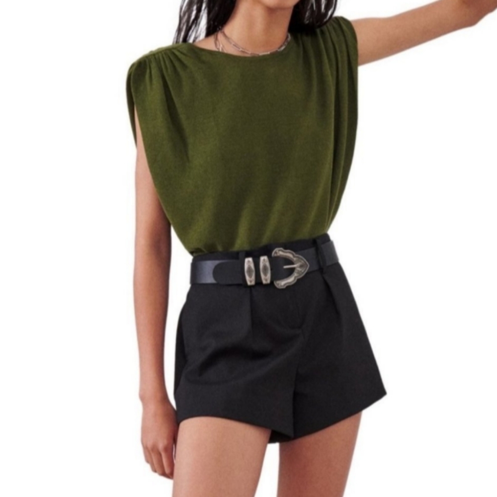 linen 2 way blouse